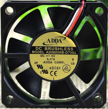 ADDA AD0605HB-D73GL 5V 0.37A 1.1W 3wires Cooling Fan ADDA AD0605HB-D73GL 5V 0.37A 1.1W 3wires Cooling Fan